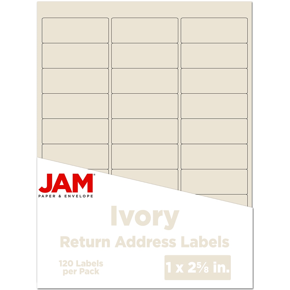 JAM Paper® Mailing Address Labels, Rectangle, 2 5/8"