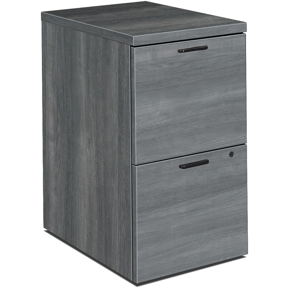 HON® 10500 28"D 2-Drawer Mobile File Cabinet, Gray