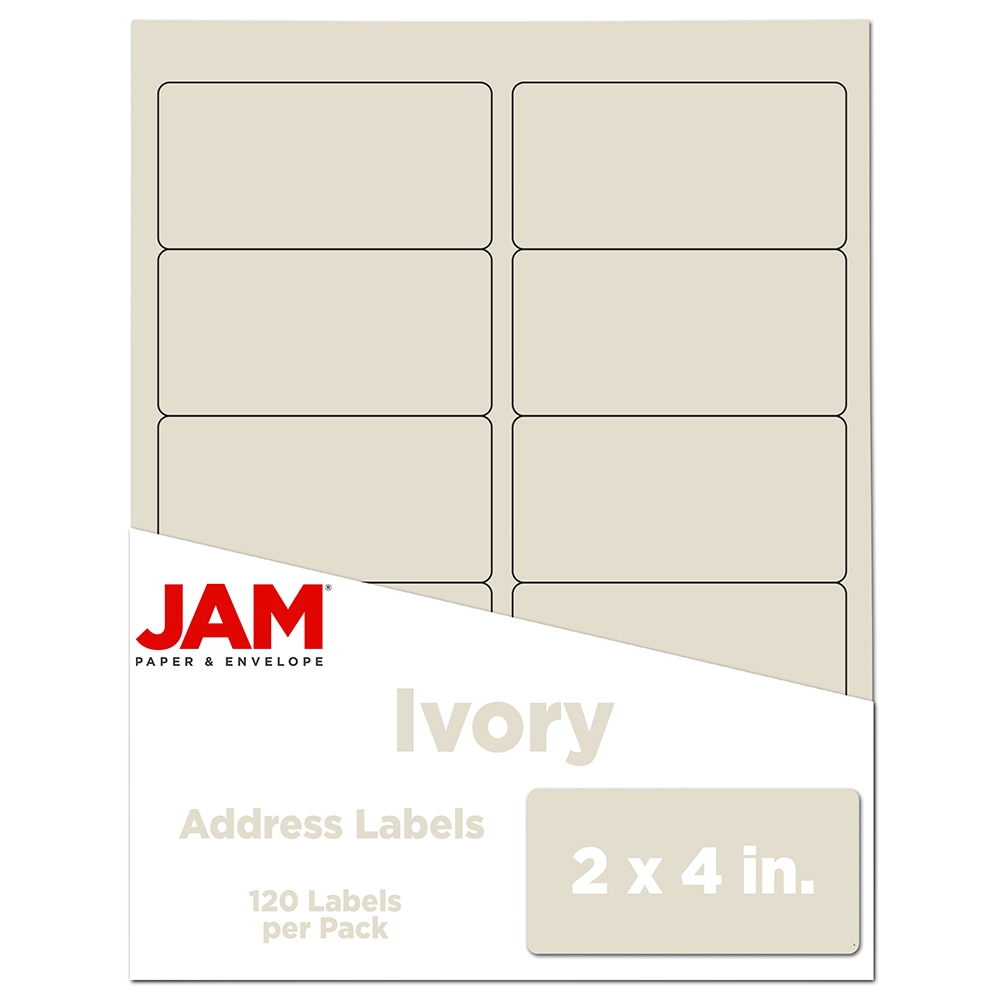 JAM Paper® Mailing Address Labels, Rectangle, 2" x