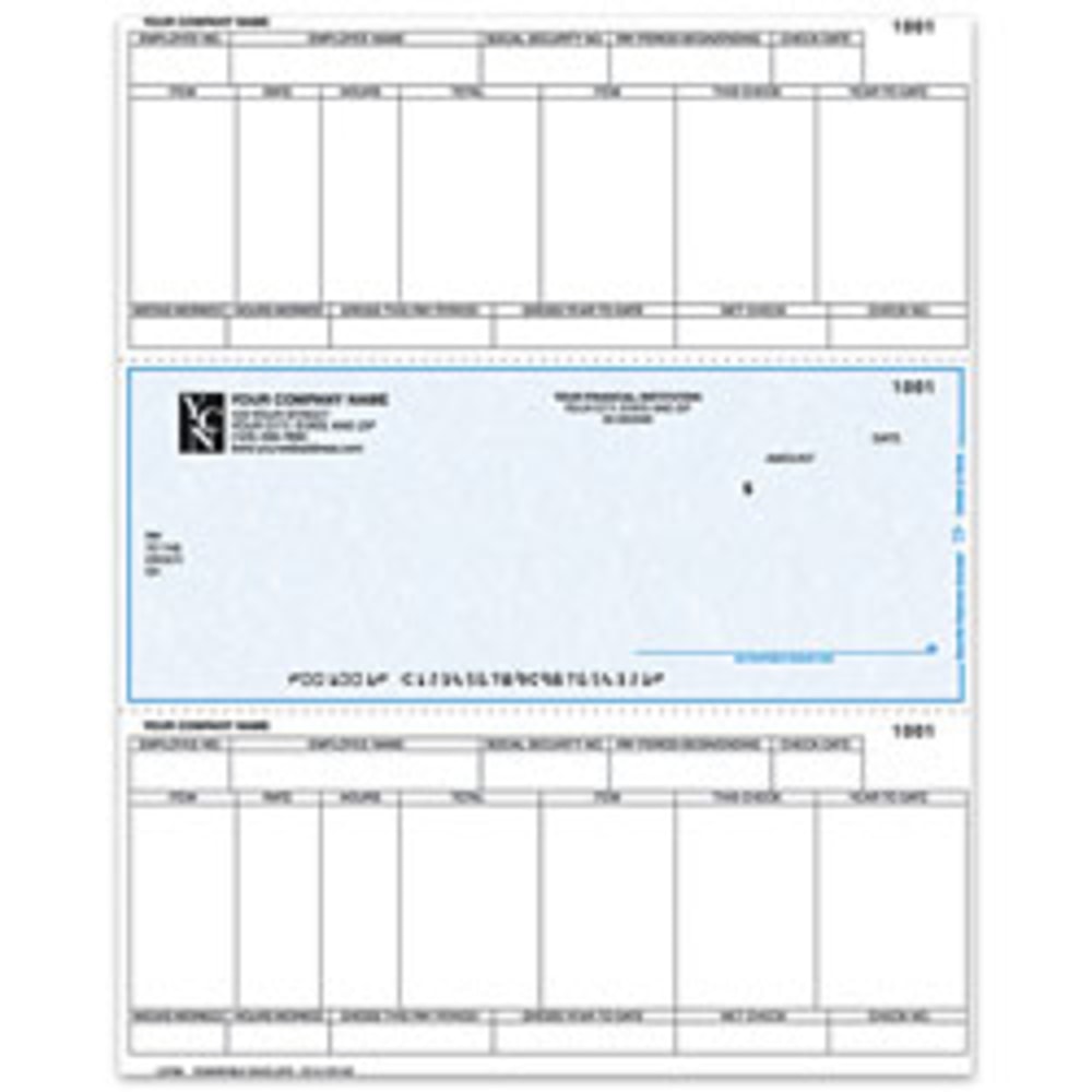 Custom Laser Payroll Checks For Sage Peachtree®, 8