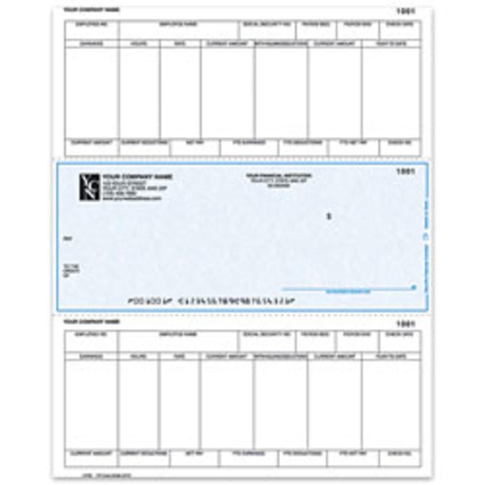 Laser Payroll Checks For One Write Plus®, 8