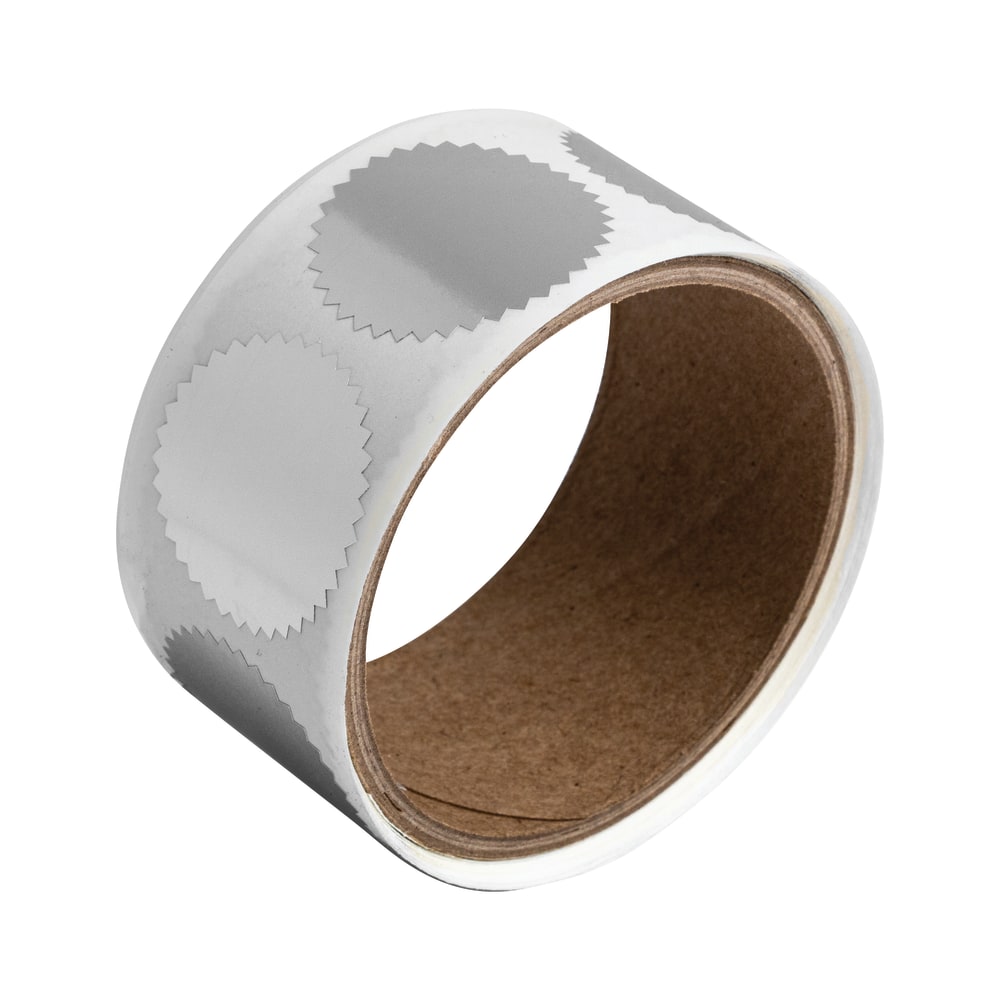 JAM Paper® Glossy Wafer Seals With Serrated Edges,