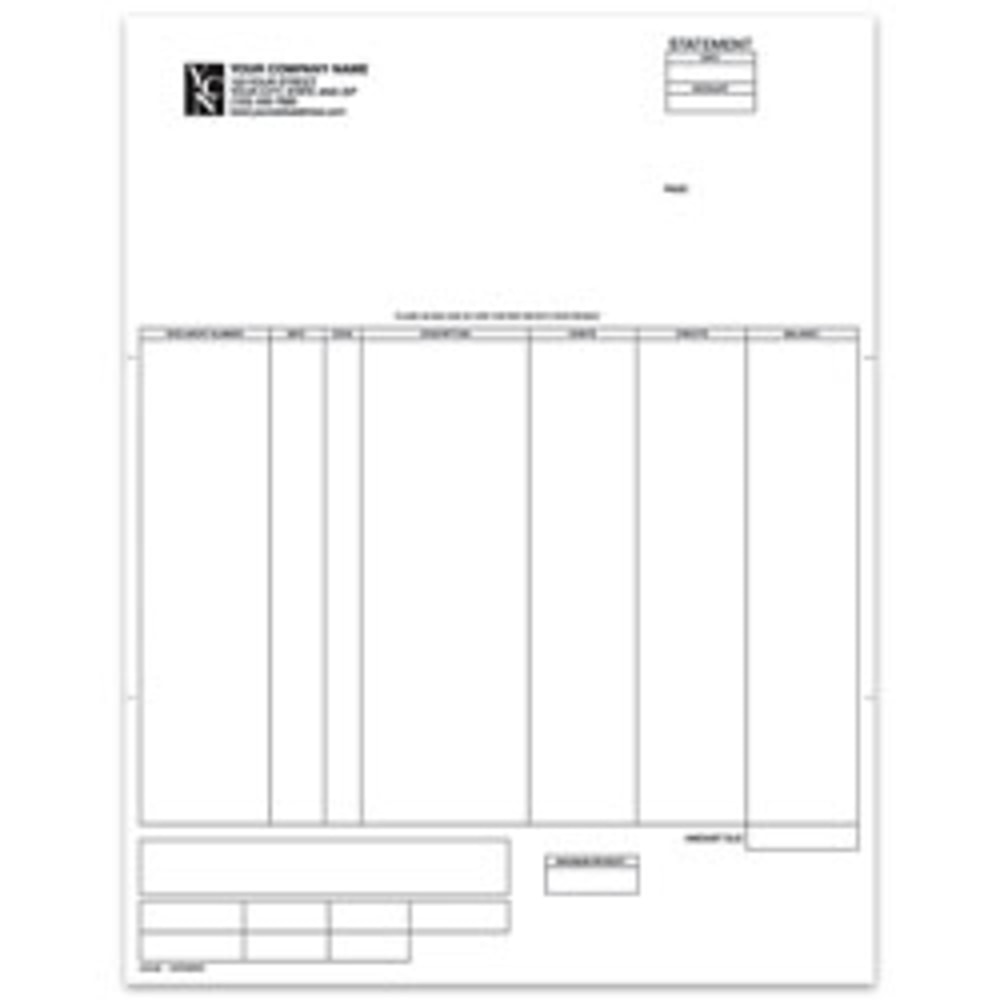 Custom Laser Forms, Statement For Dynamics®/Great