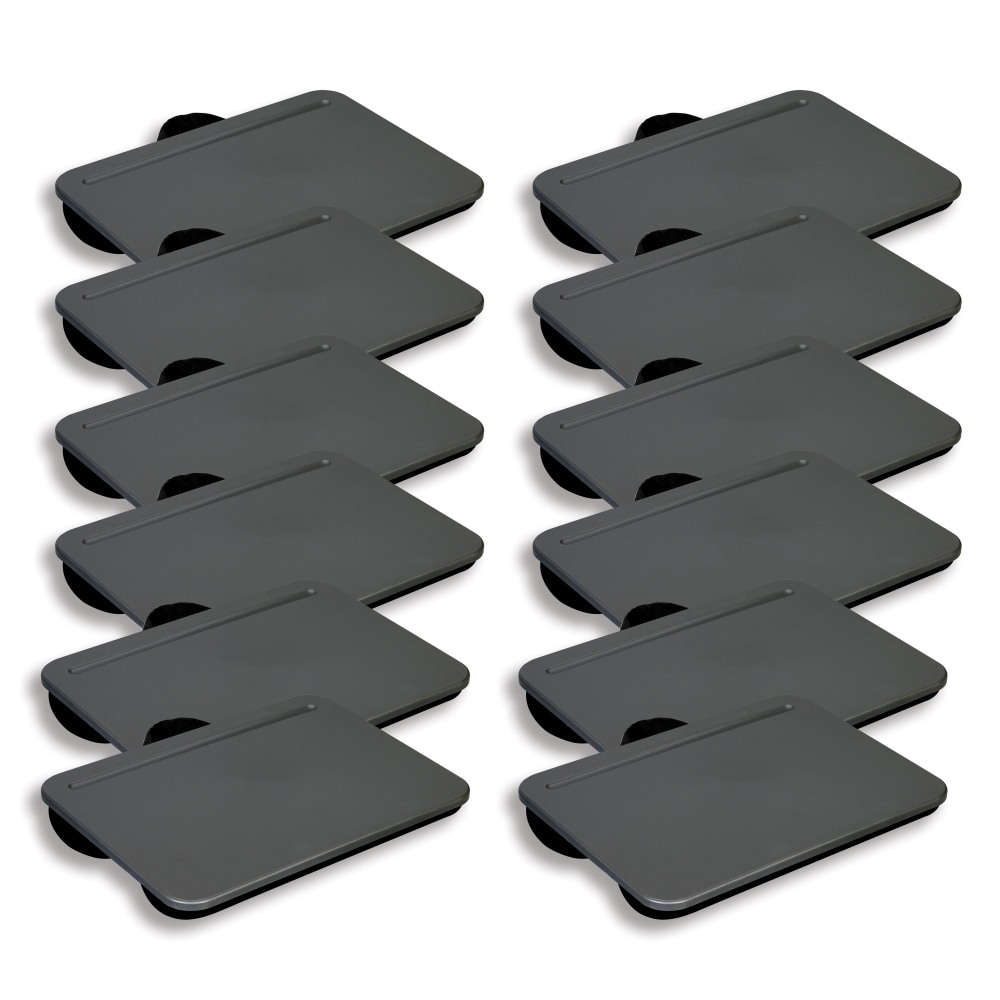LapGear Compact Lap Desk, Charcoal, Pack of 12