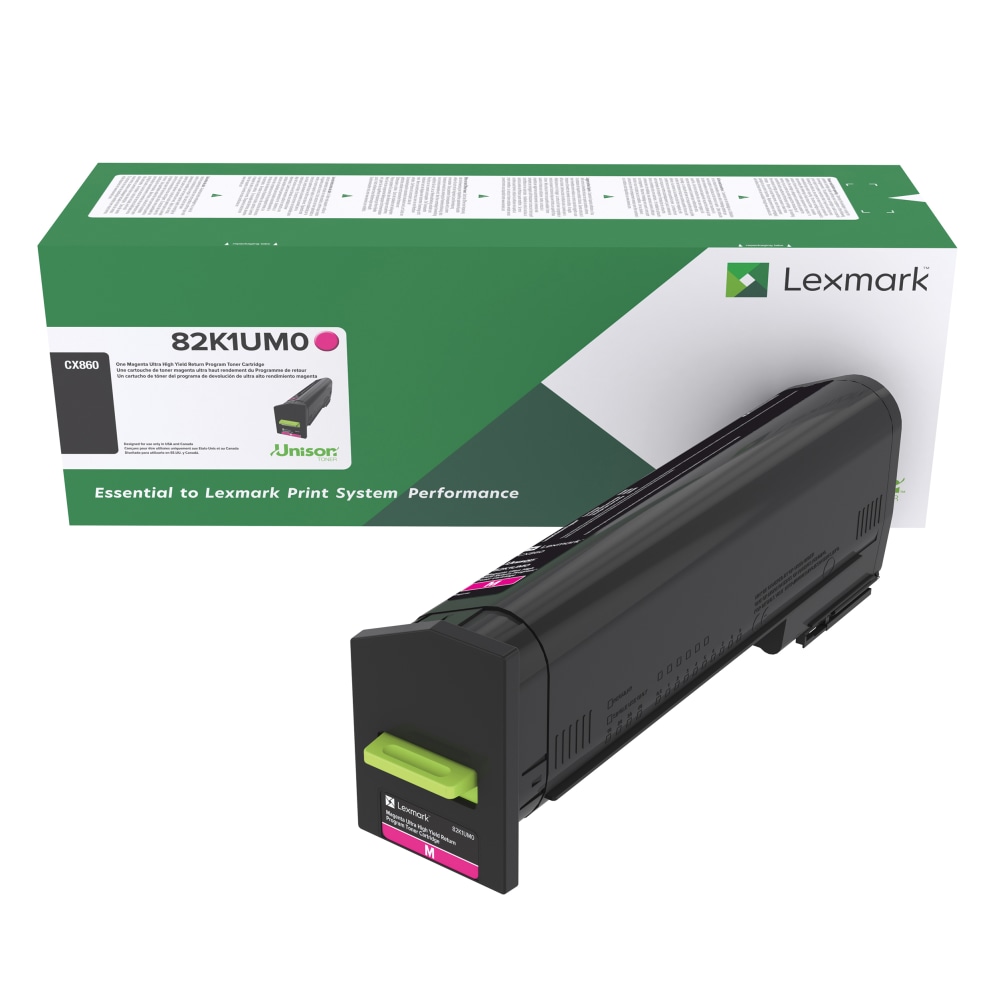 Lexmark™ 82K1UM0 Magenta Ultra-High Yield Return Program Toner