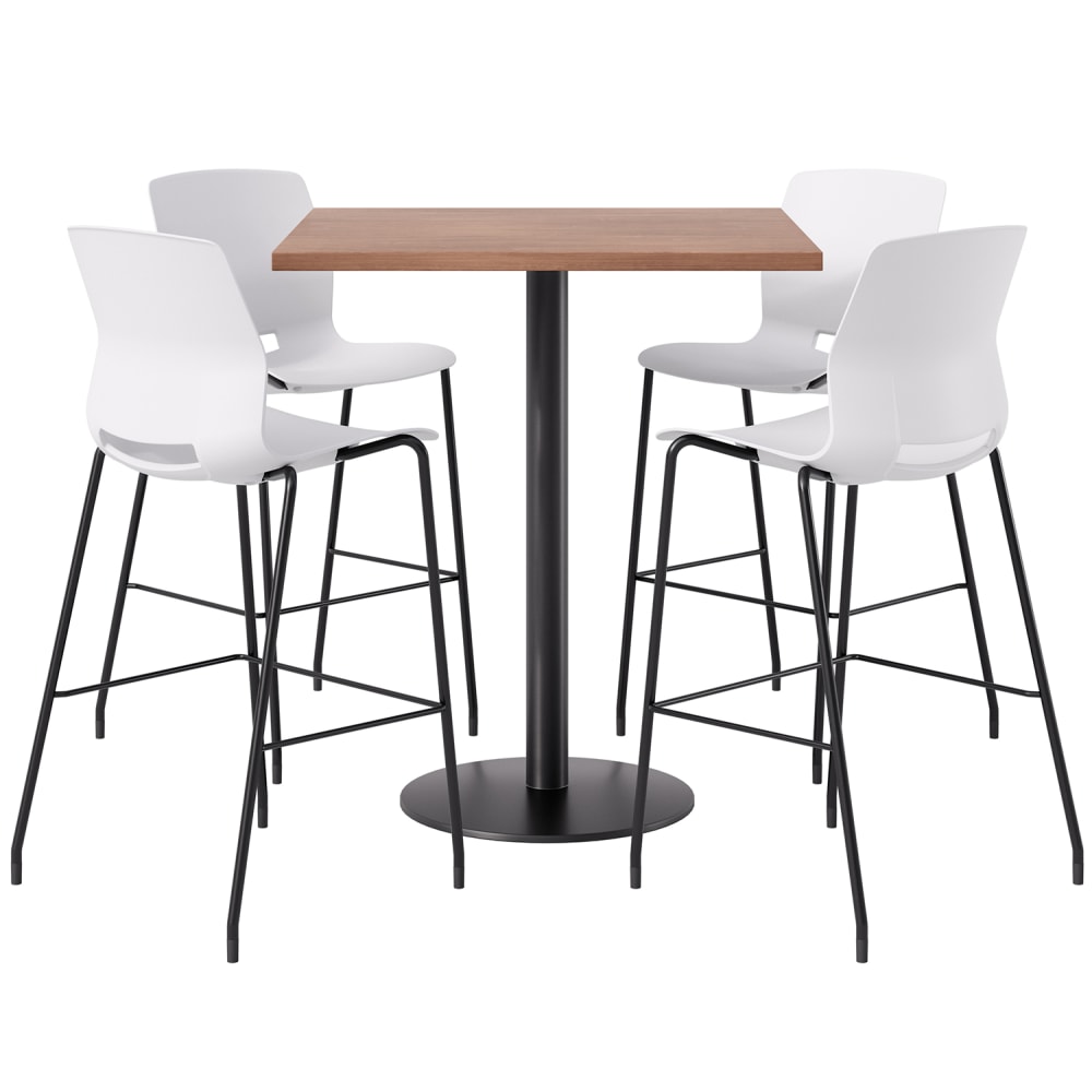 KFI Studios Proof Bistro Square Pedestal Table With