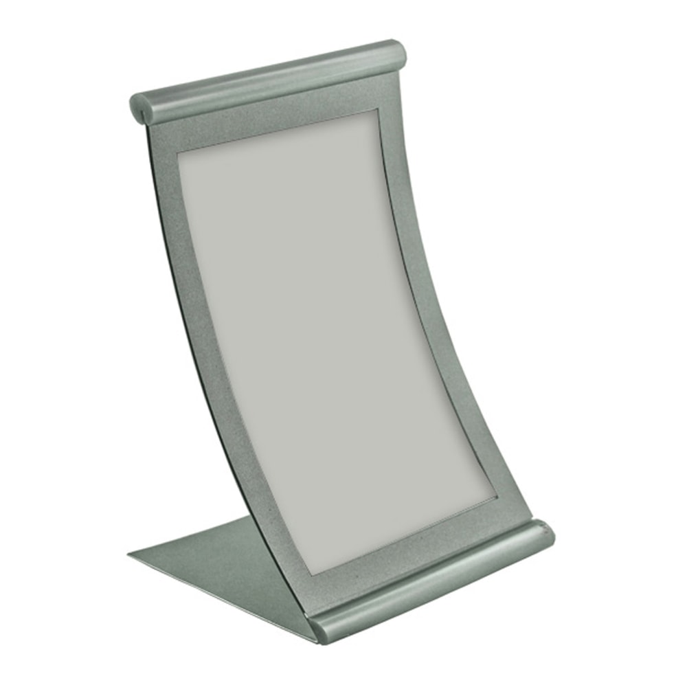 Azar Displays Metal Vertical Curved Sign Holder, 8-1/2"H