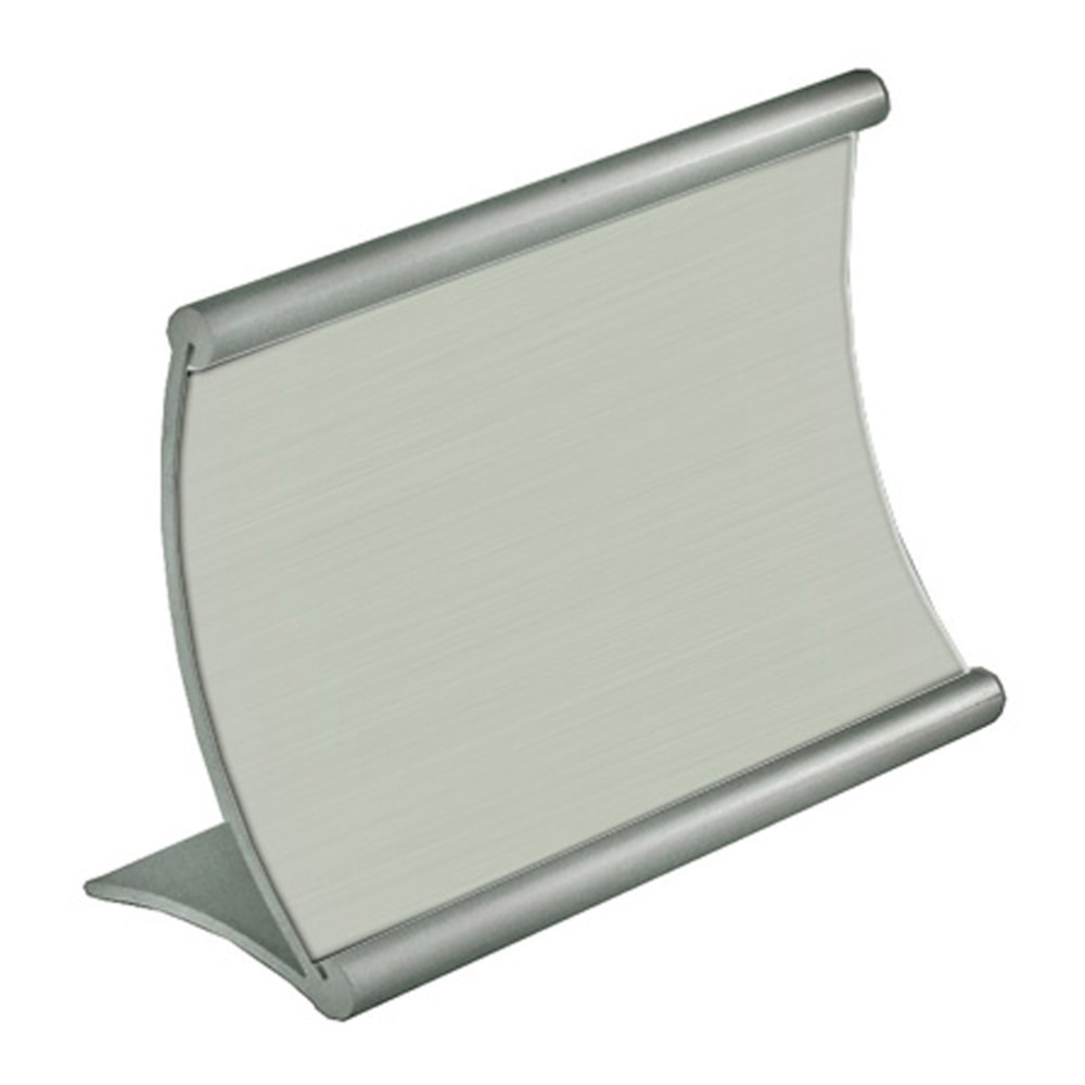 Azar Displays Metal Horizontal Curved Sign Holder, 4"H