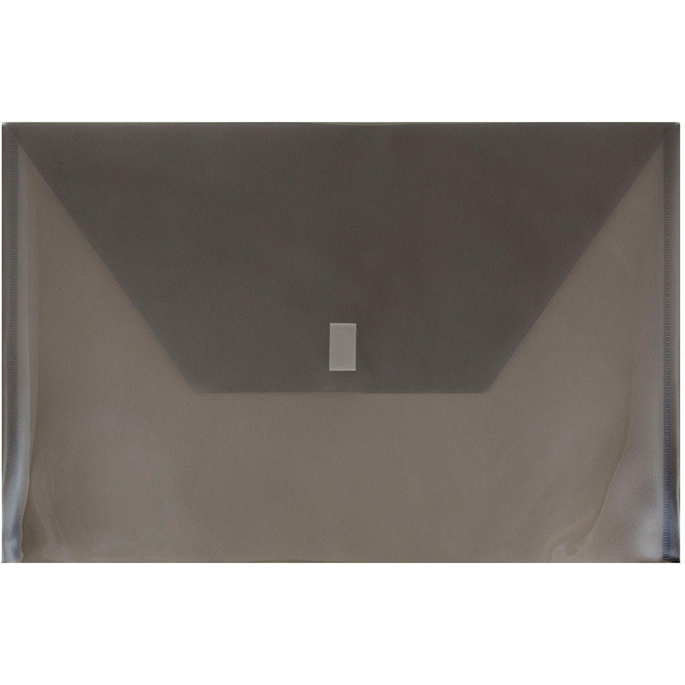 JAM Paper® Plastic Booklet Envelopes, Legal Size, 9