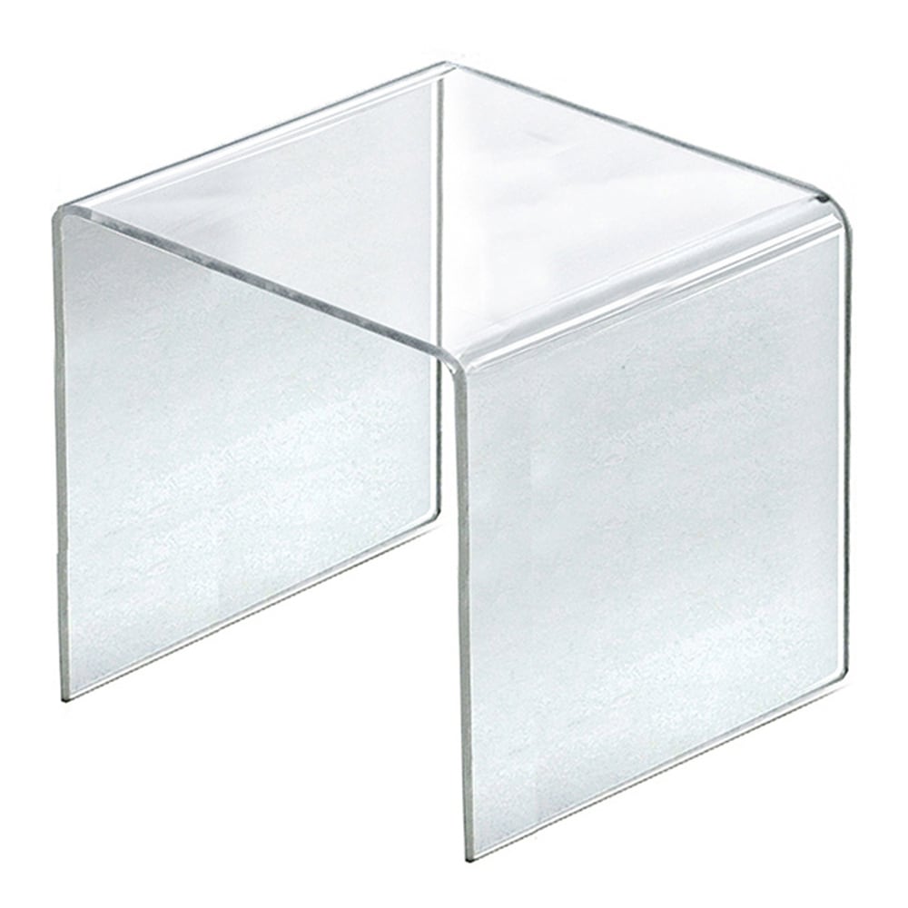 Azar Displays 9-1/2" Acrylic Riser Displays, 9-1/2”H x