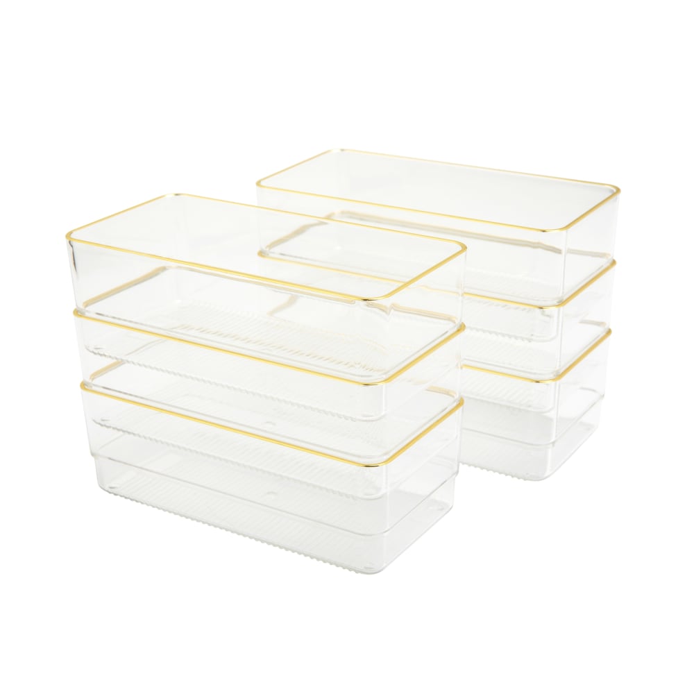 Martha Stewart Kerry Plastic Stackable Office Desk Drawer