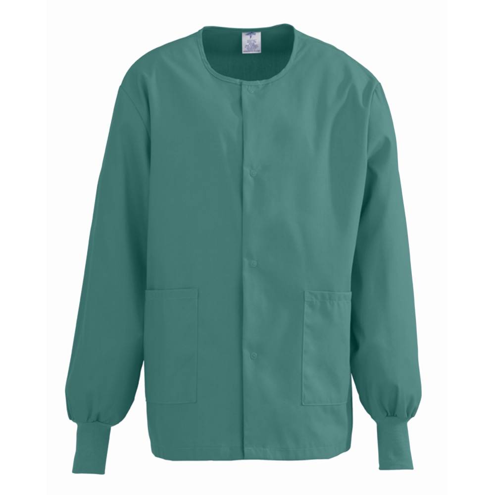 Medline ComfortEase™ Unisex Warm-Up Scrub Jacket, Medium,