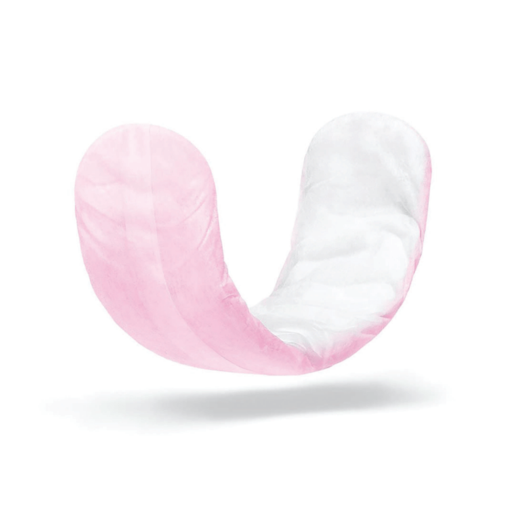 Medline Maxi Sanitary Pads With Adhesive, White, 12