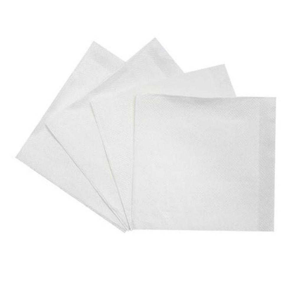 Karat Beverage Napkins, 9" x 9", White, Set