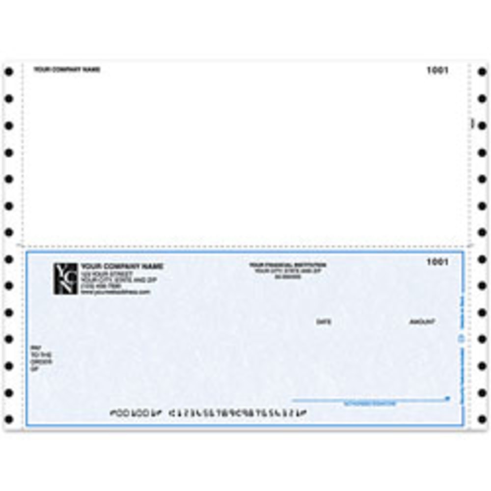Custom Continuous Multipurpose Voucher Checks For Business