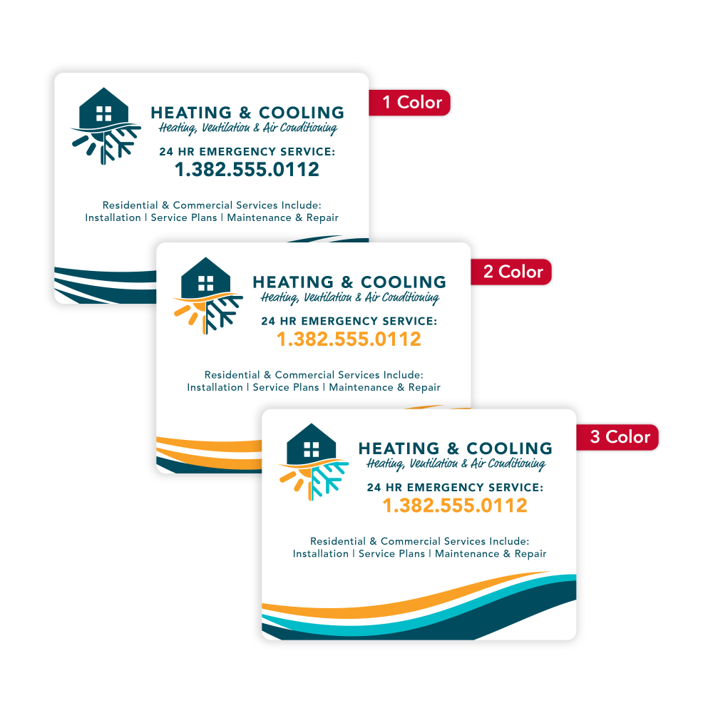 Custom Printed Outdoor Weatherproof 1-, 2- Or 3-Color