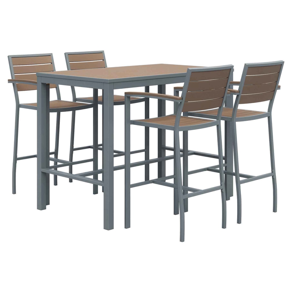 KFI Studios Eveleen 5-Piece Outdoor Patio Set, 45-5/8”H