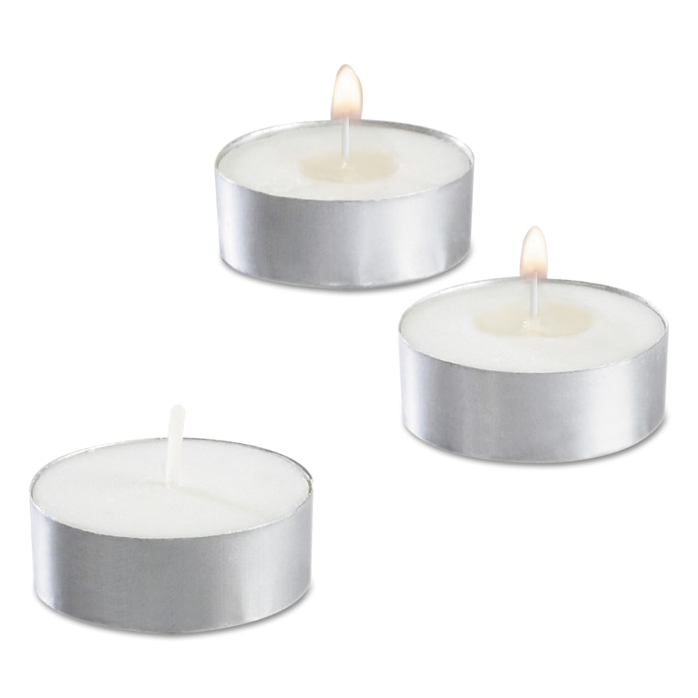 Sterno® Tealight Candles, 1/2", White, 50 Candles Per