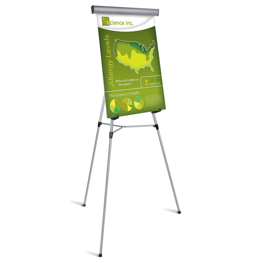 Office Depot® Brand Presentation Easel, 35-1/2"-65"H,