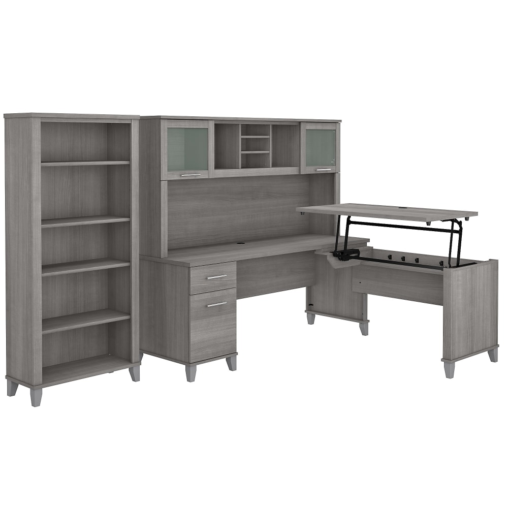 Bush Furniture Somerset 72"W 3-Position Sit-To-Stand