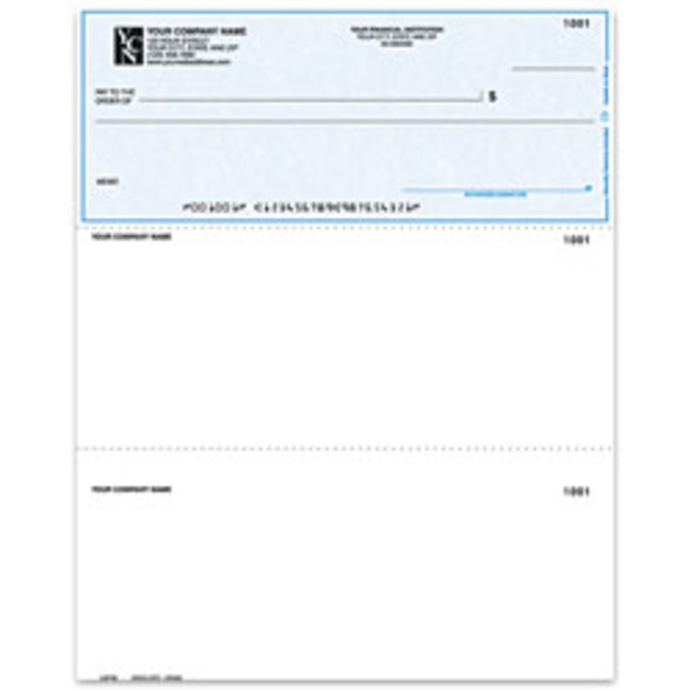 Custom Laser Multipurpose Voucher Checks, For MECA®, 8