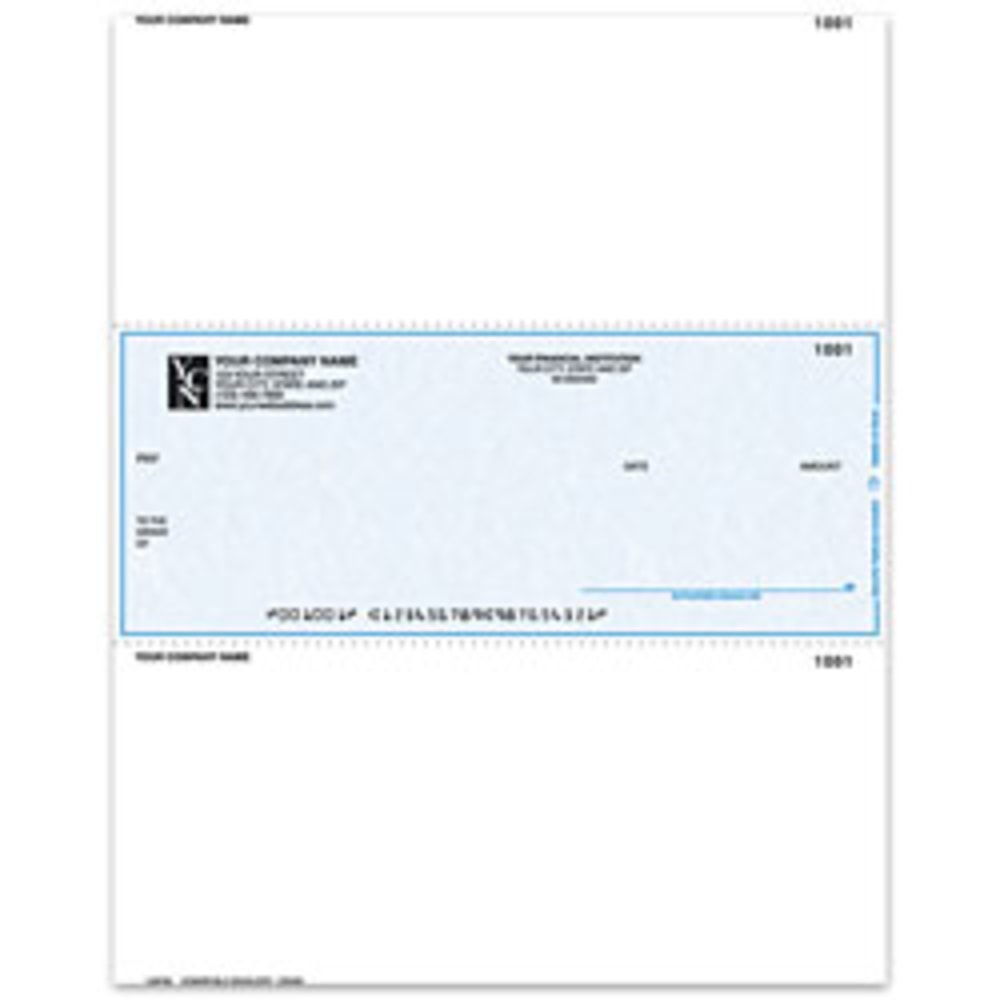 Custom Laser Multipurpose Voucher Checks, For Sage Peachtree®,