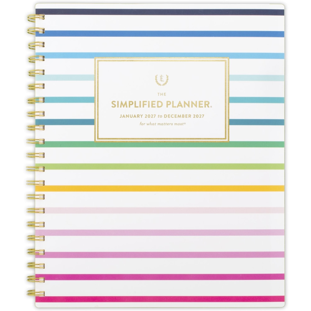 Simplified by Emily Ley for AT-A-GLANCE® 2027 Weekly
