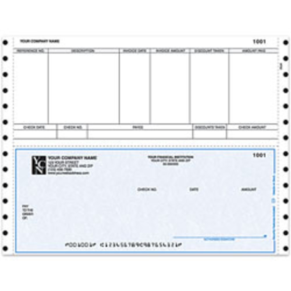 Custom Continuous Accounts Payable Checks For Aatrix®, 9