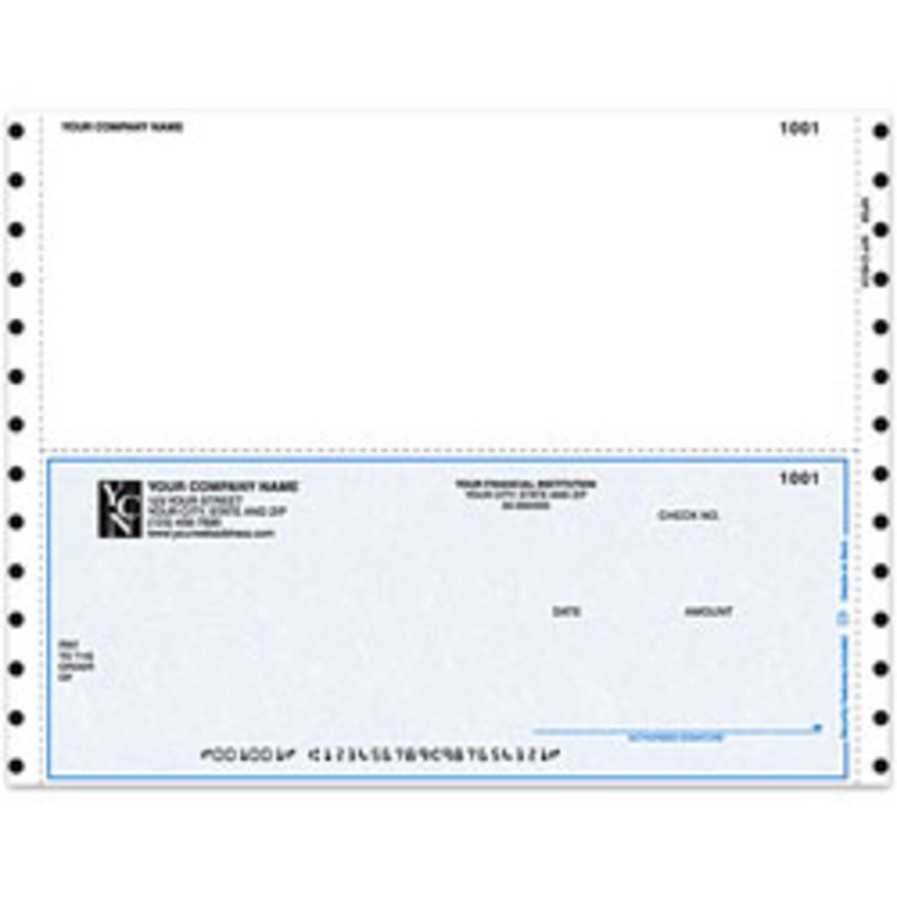 Custom Continuous Multipurpose Voucher Checks For DACEASY®, 9