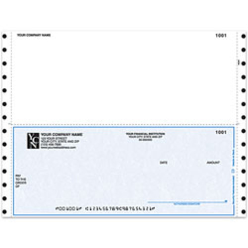 Custom Continuous Multipurpose Voucher Checks For Business