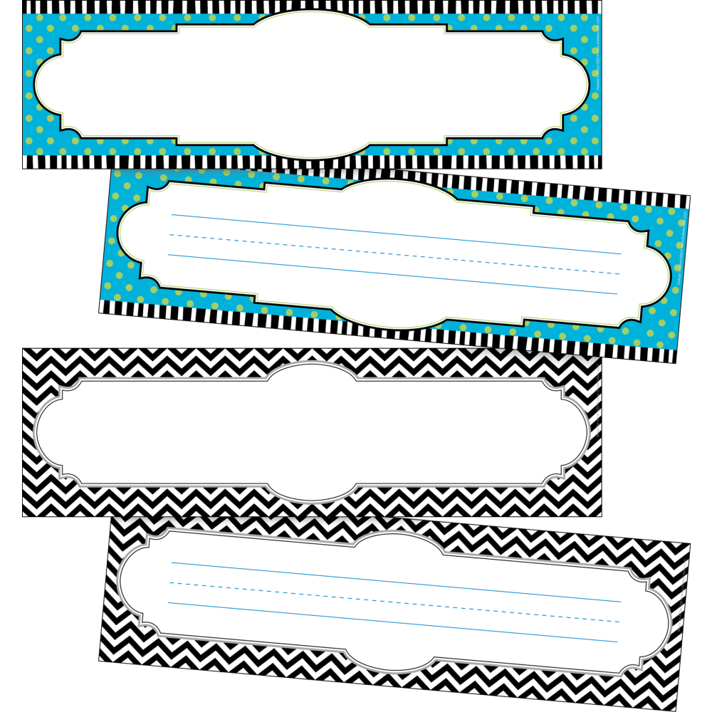 Barker Creek Double-Sided Name Plates, 12" x 3-1/2",