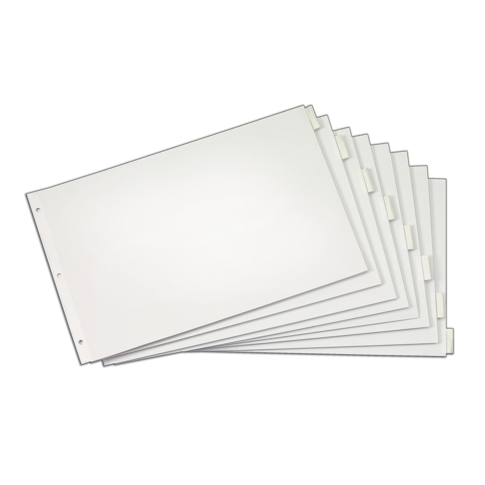 Cardinal® Tabloid Paper Index Dividers, 11" x 17",