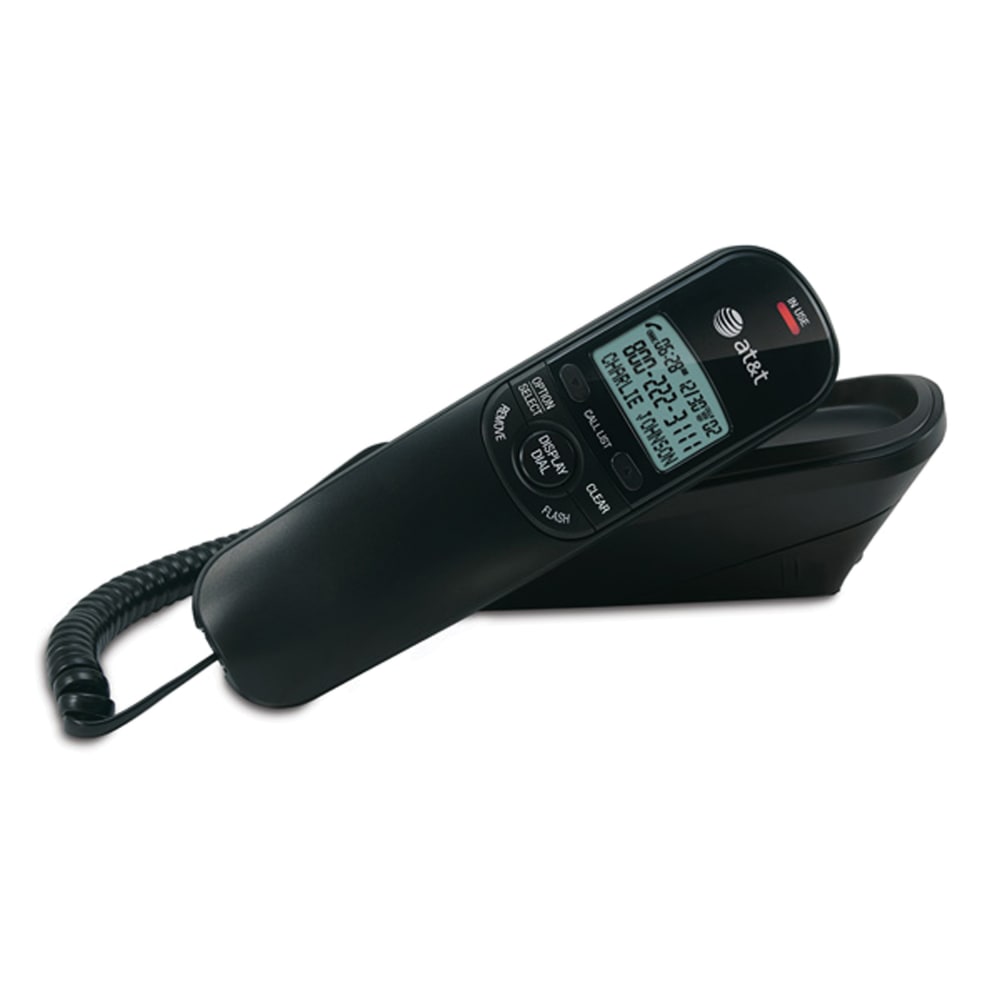 AT&T® TR1909 Corded Trimline Phone With Call Waiting/Caller