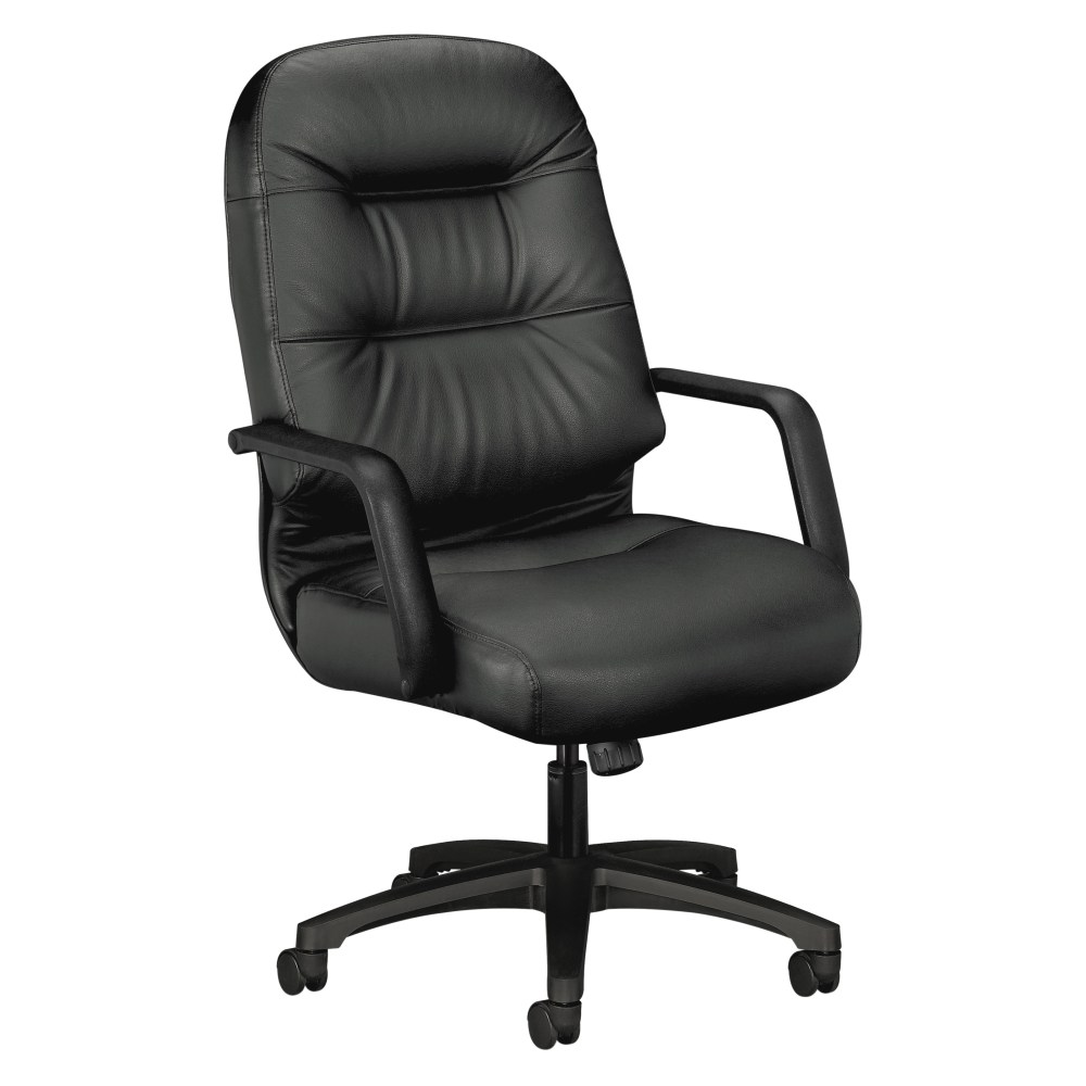 HON® Pillow-Soft® Ergonomic Bonded Leather Executive Chair With