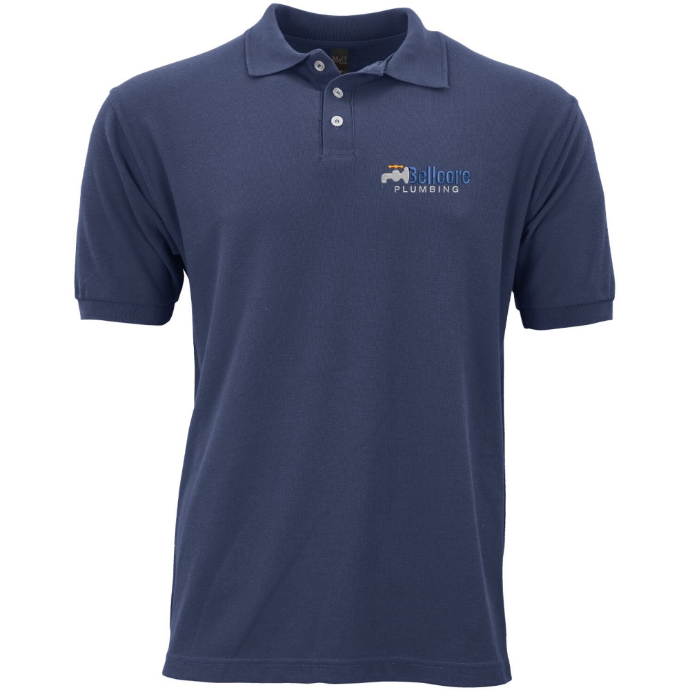 Custom M&O Men&#x27;s Soft Embroidered Polo Shirt