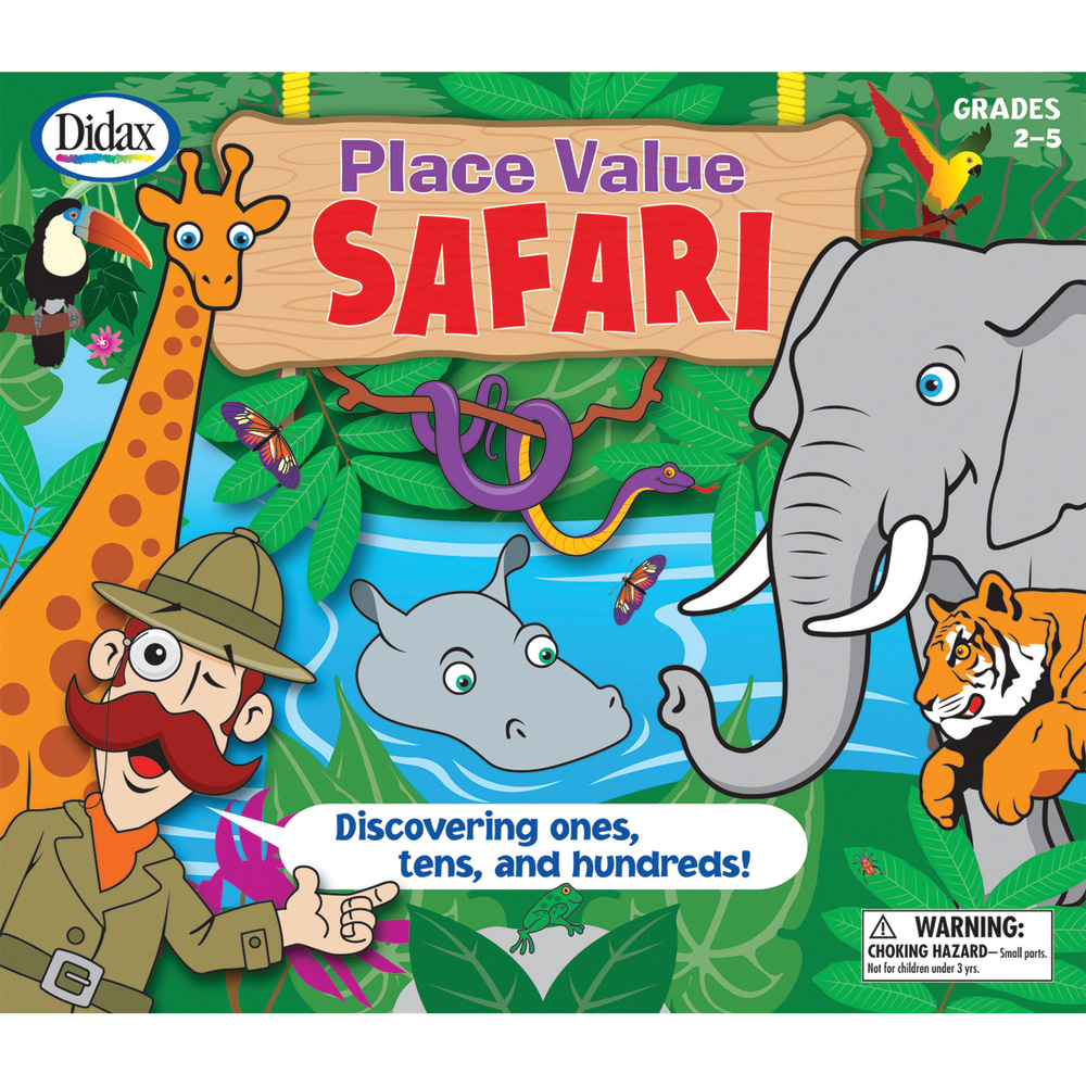 Didax Place Value Safari Game, Grades 2 To