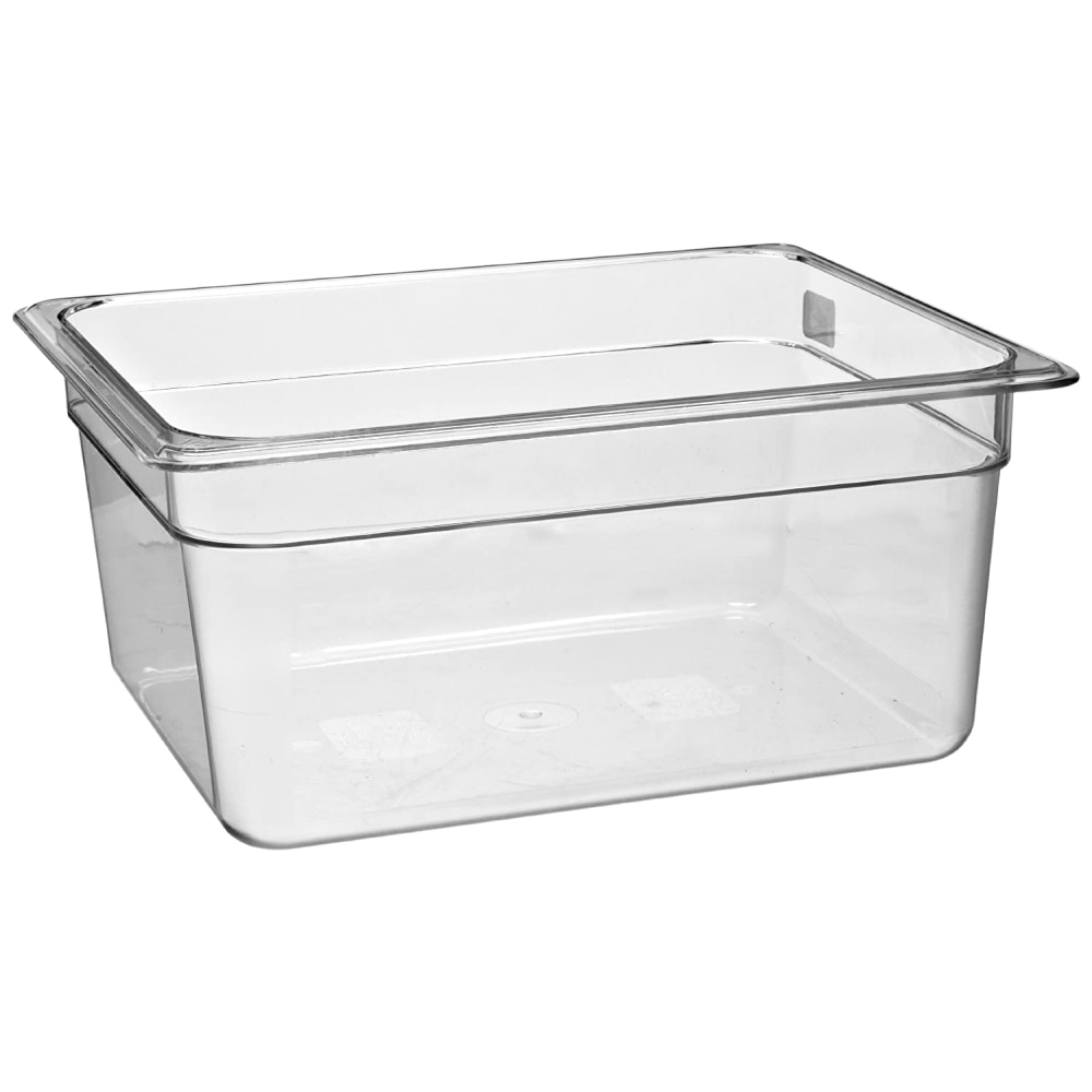 Cambro Camwear Polycarbonate 1/2 Size Food Pans, Clear,