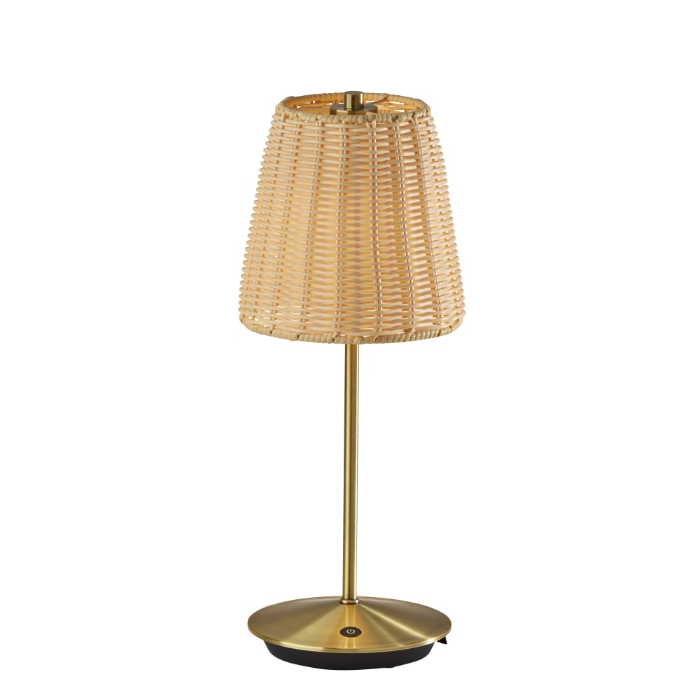 Adesso Andy LED Cordless Indoor/Outdoor Table Lamp, 15”H,