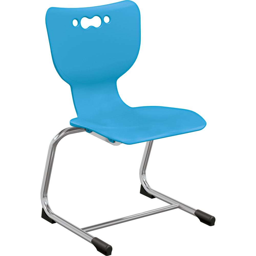 MooreCo Hierarchy Armless Cantilever Chair, 14" Seat Height,