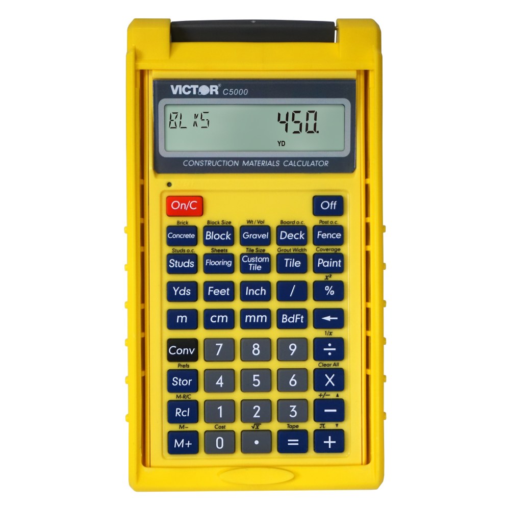 Victor® C5000 Construction Materials Calculator With Protective