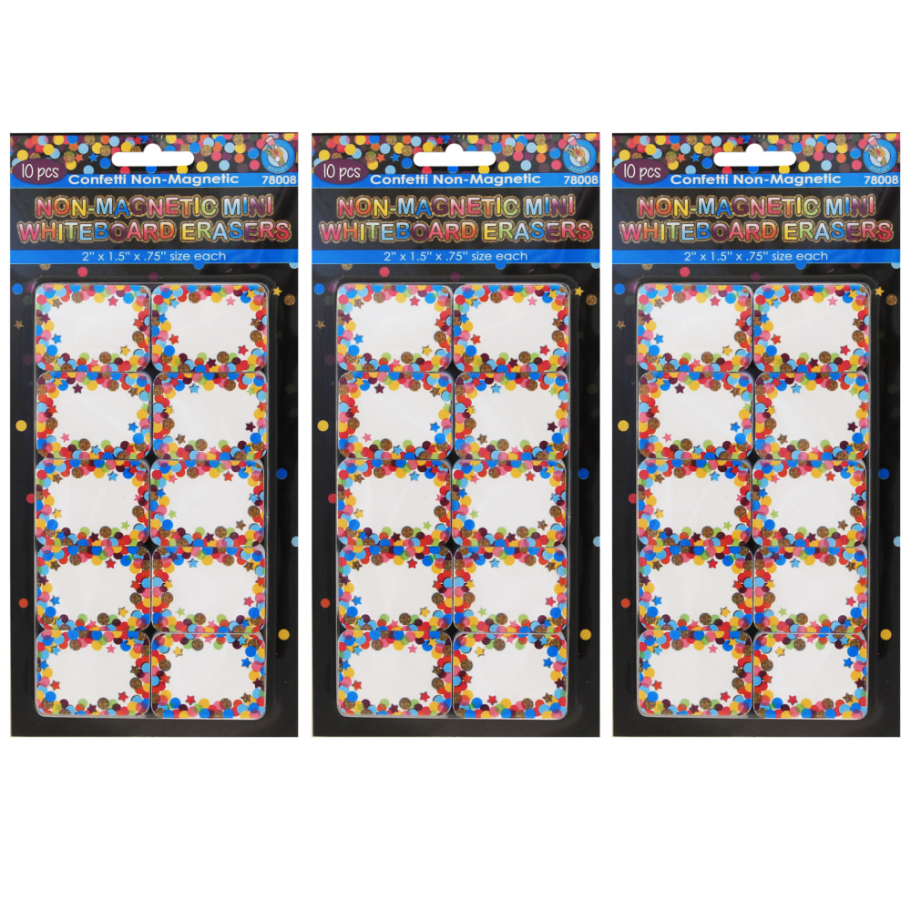 Ashley Productions Non-Magentic Mini Whiteboard Erasers,