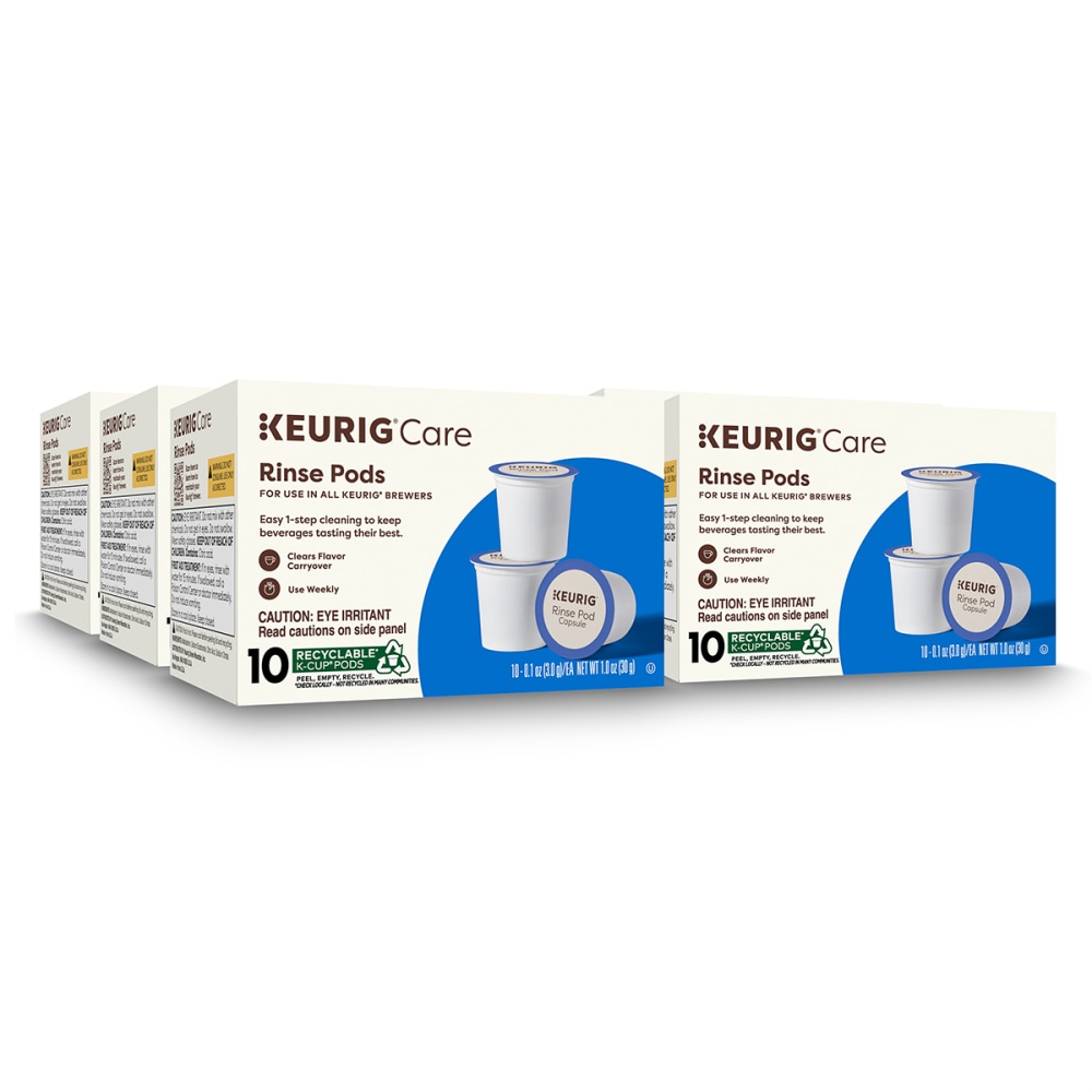 Keurig Care Rinse Pods, 0.1 Oz, Total Qty