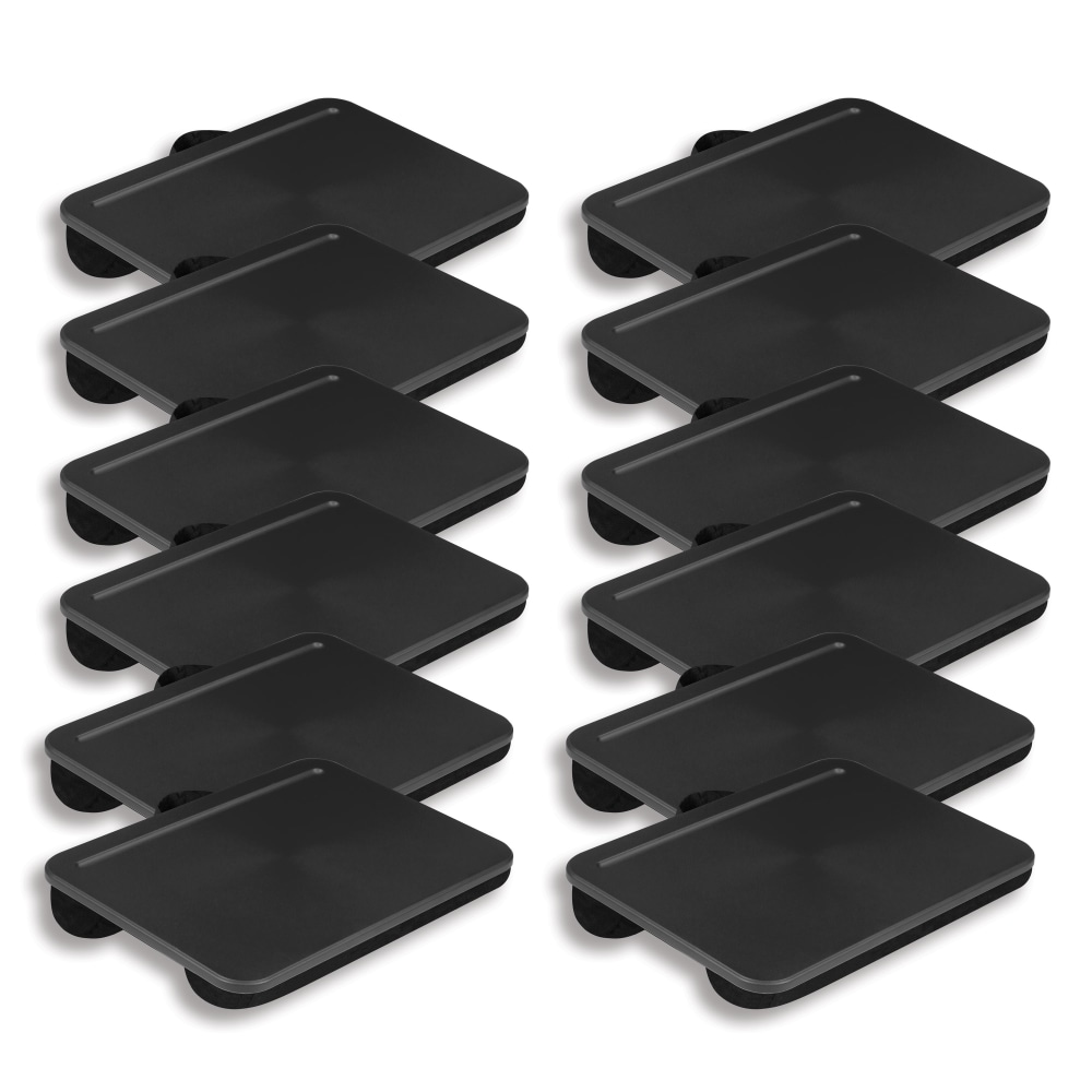 LapGear Compact Lap Desks, Black, Pack of 12