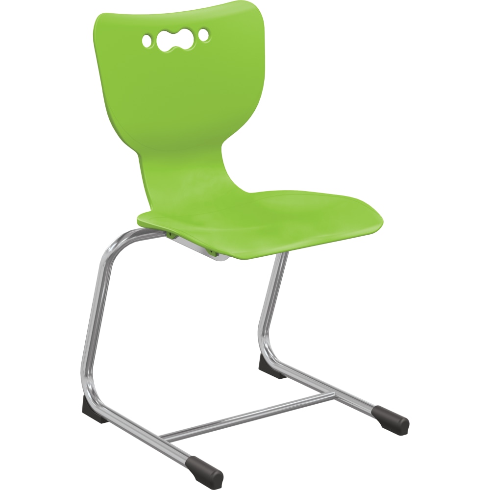 MooreCo Hierarchy Armless Cantilever Chair, 18" Seat Height,