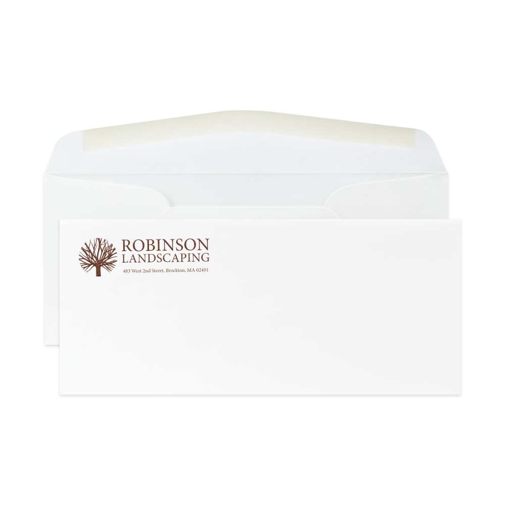 Gummed Seal, Stationery Envelopes, 4-1/8" x 9-1/2",
