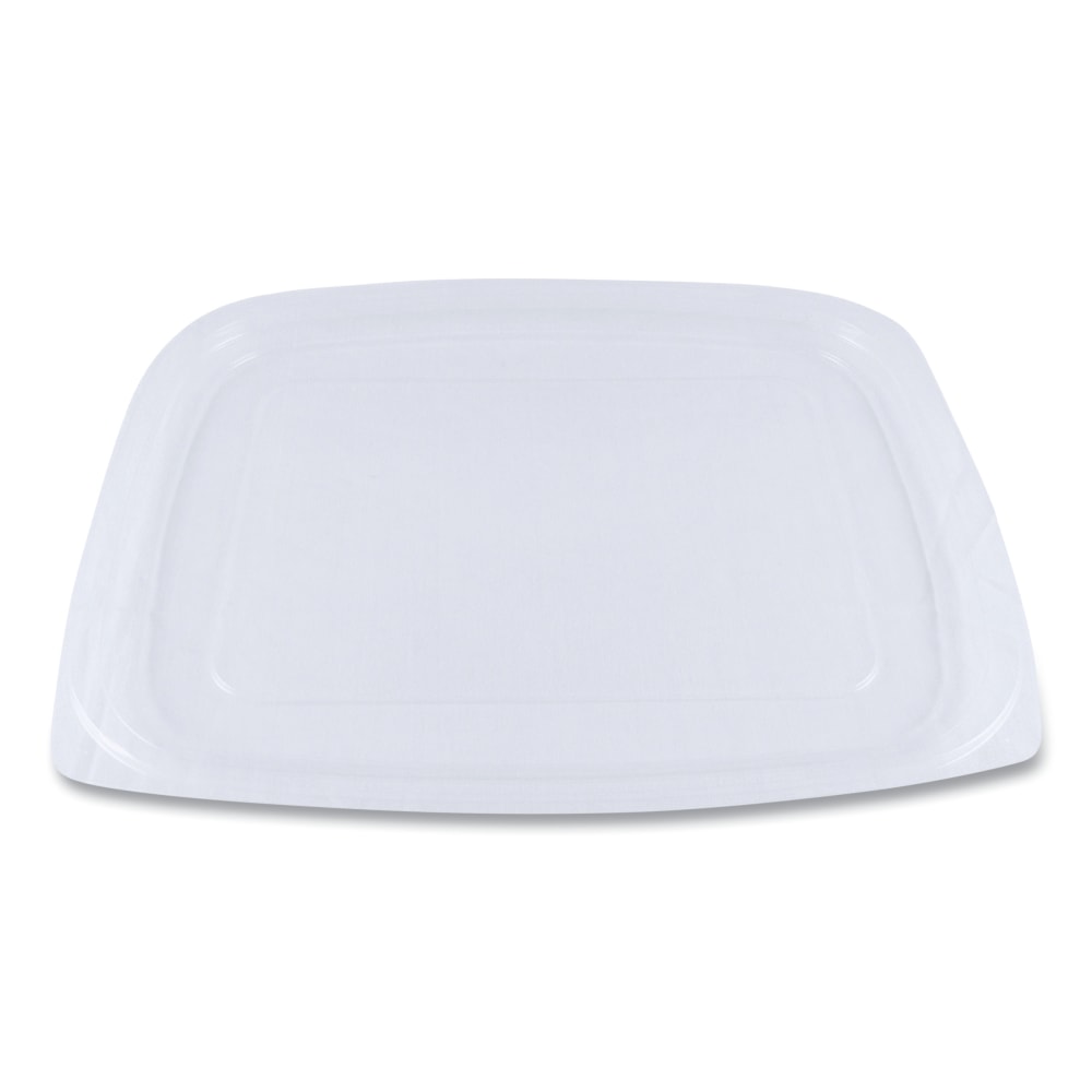 World Centric® PLA Rectangular Deli Container Lids, 5/16”H