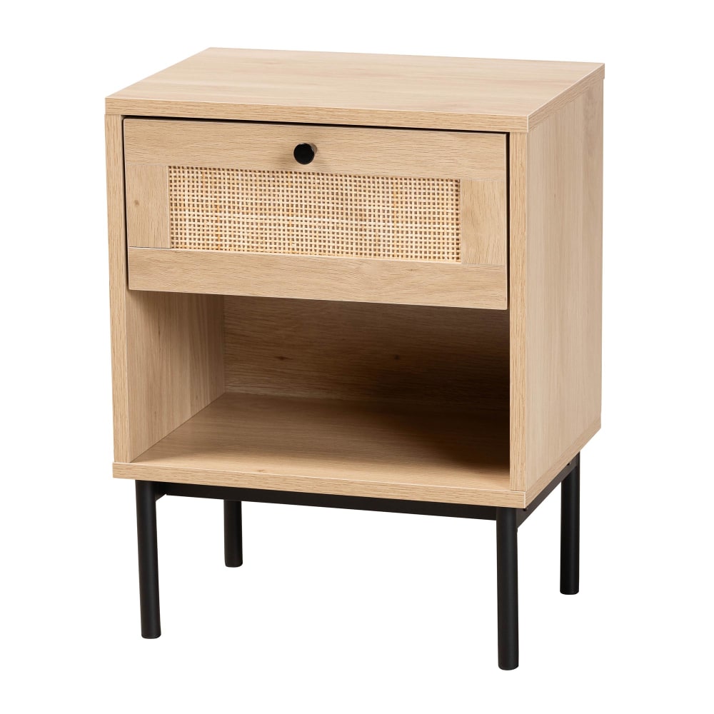 Baxton Studio Sherwin Mid-Century Modern 1-Drawer End Table