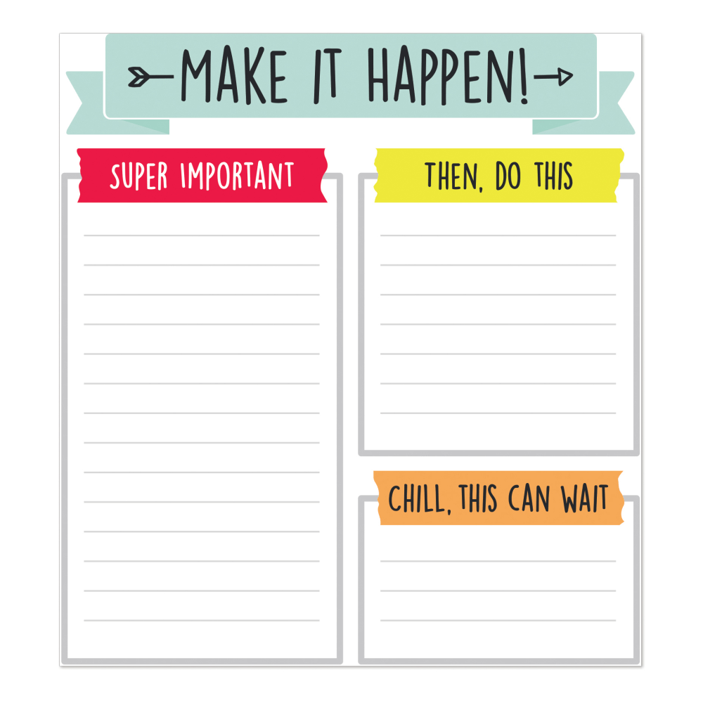 Carson-Dellosa Aim High Notepad, 5 3/4" x 6