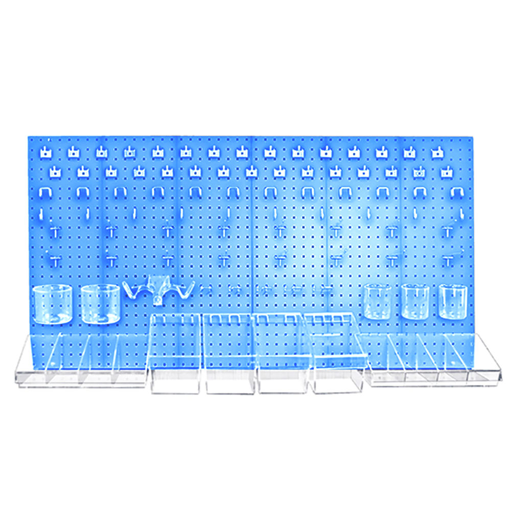Azar Displays 125-Piece Pegboard Organizer Kit, 24" x