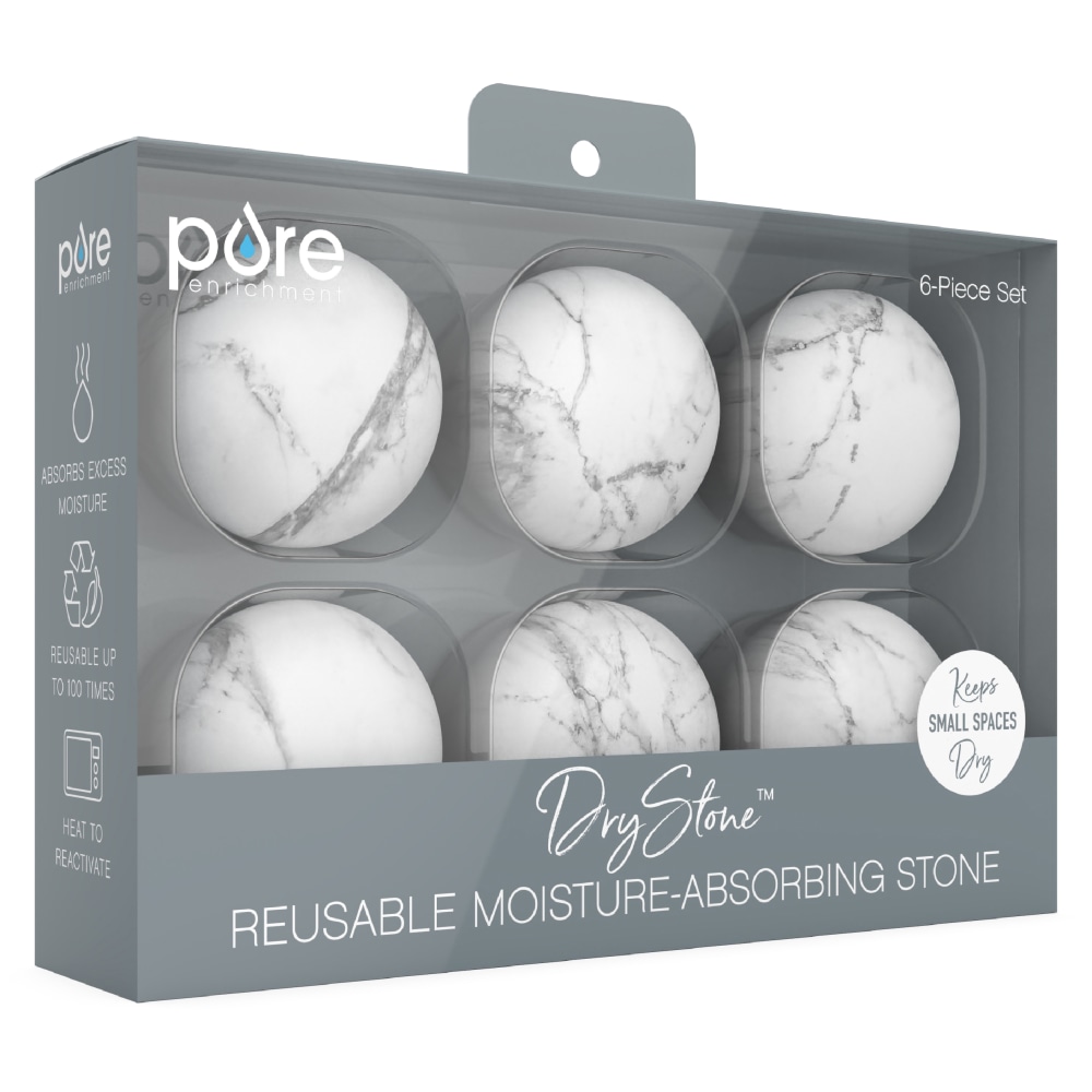 Pure Enrichment DryStone Reusable Moisture-Absorbing Stones, Set